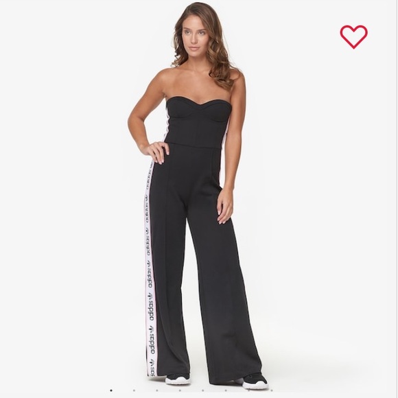 adidas strapless jumpsuit